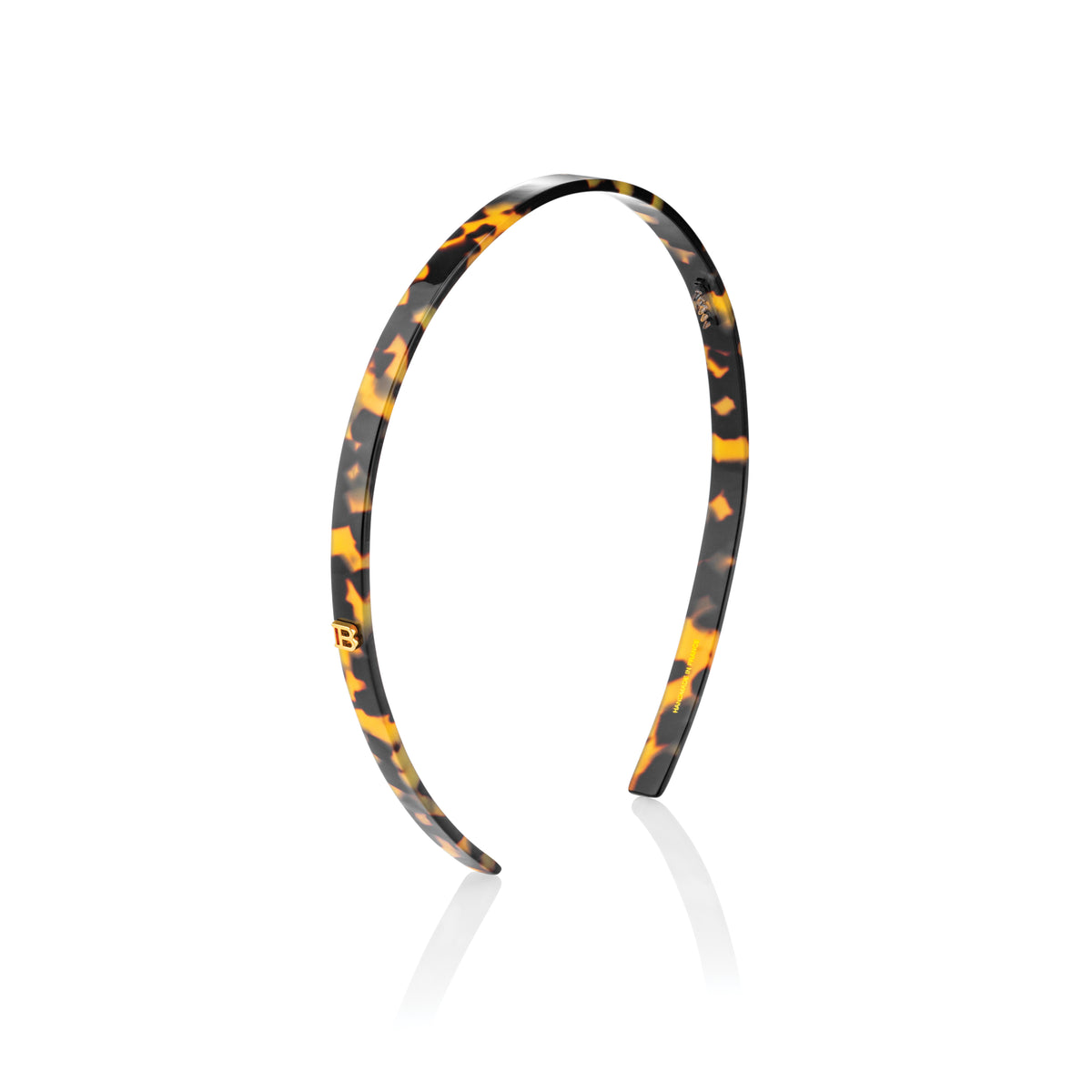 Balmain Hair Cellulose Acetate Headband Tortoise Shell Small