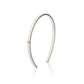 Balmain Hair Cellulose Acetate Headband White/Black Small