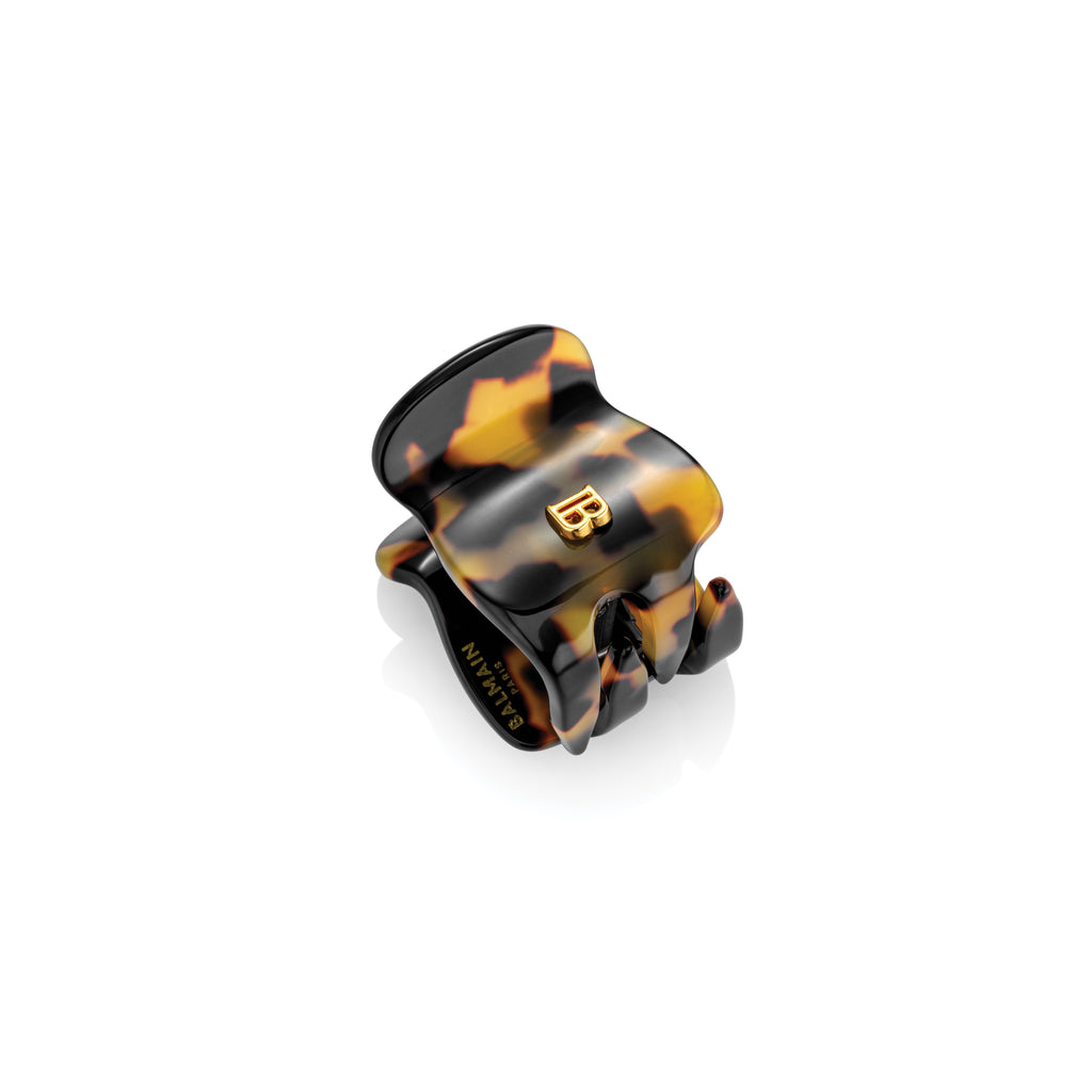 Balmain Hair Cellulose Acetate Pince à Cheveux Extra Small Tortoise