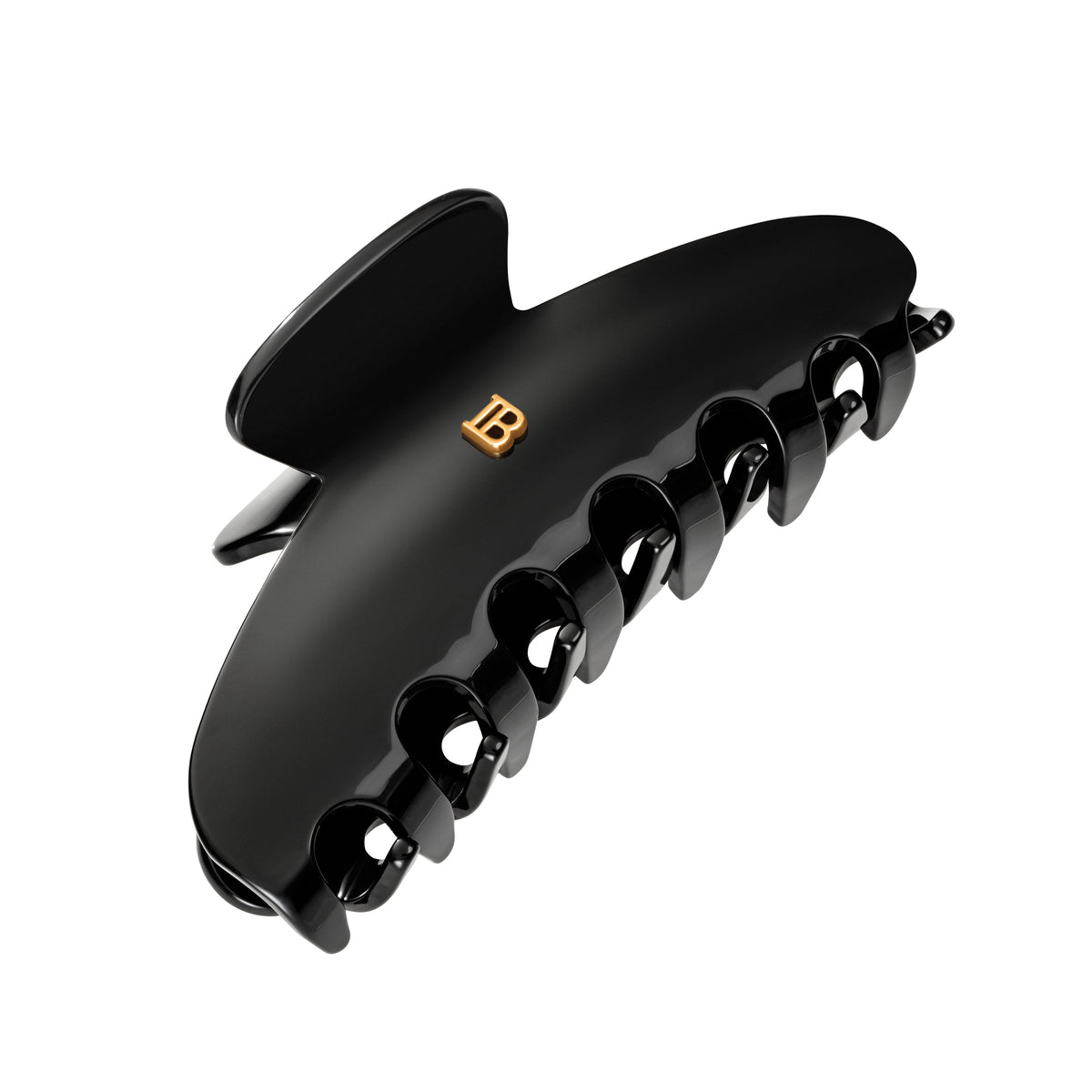 Balmain Hair Couture Cellulose Acetate Pince à Cheveux Large Black