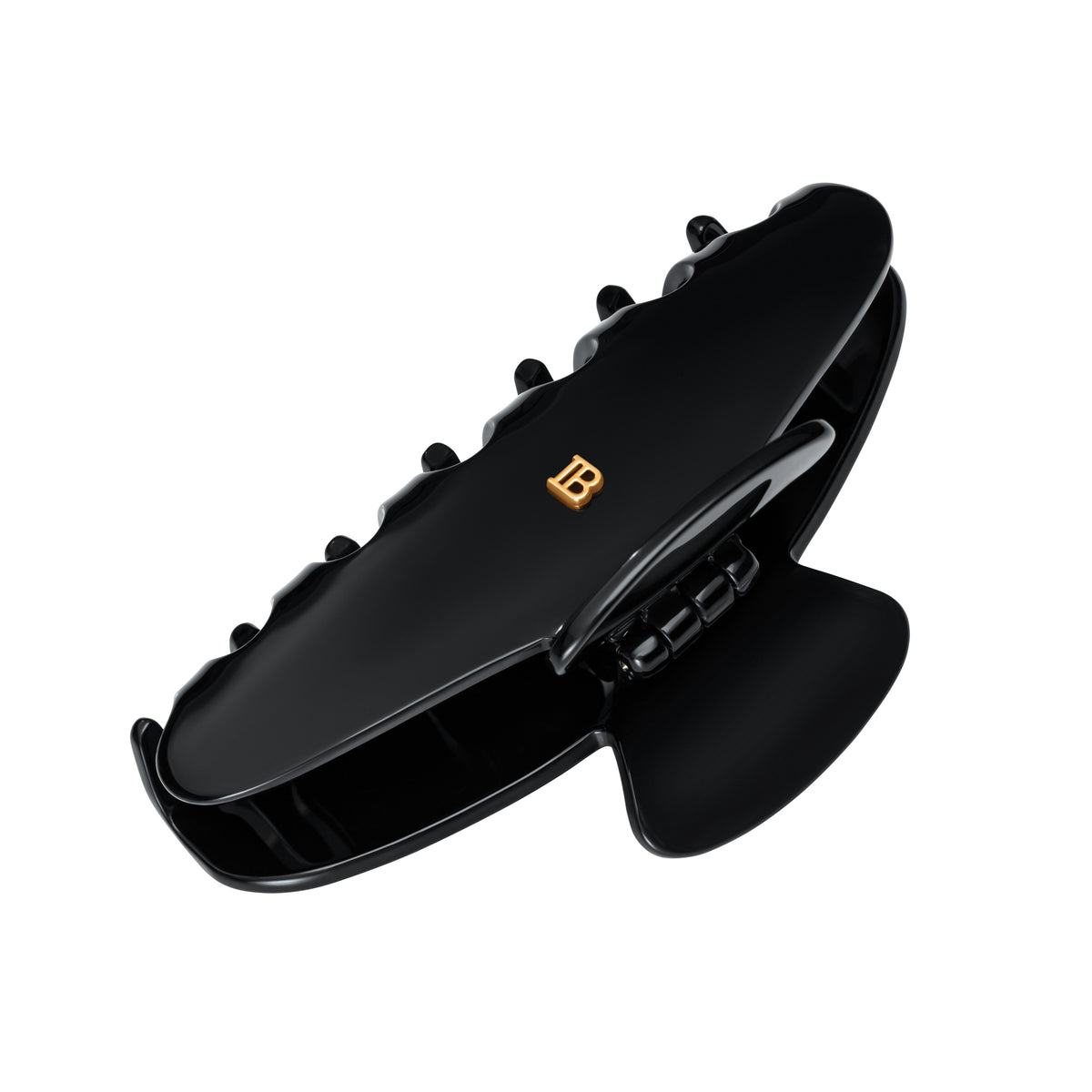 Balmain Hair Couture Cellulose Acetate Pince à Cheveux Large Black
