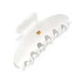 Balmain Hair Cellulose Acetate Pince à cheveux Large White