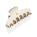 Balmain Hair Cellulose Acetate Pince a Cheveux Large White/Black