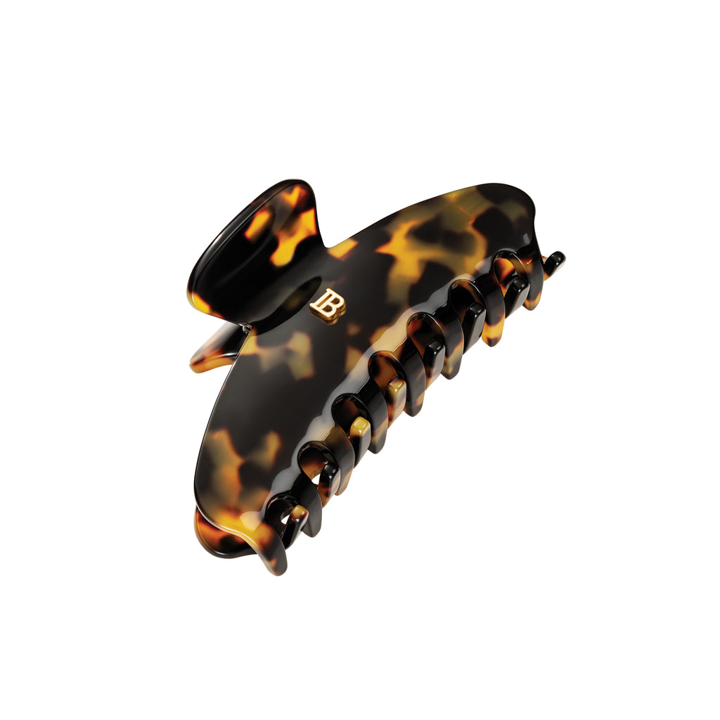 Balmain Hair Cellulose Acetate Pince à cheveux Large Tortoise Shell