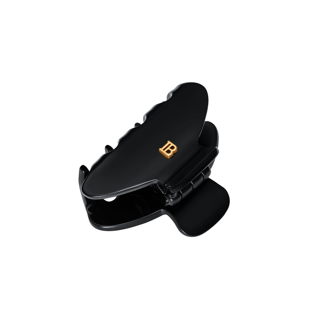 Balmain Hair Cellulose Acetate Pince à cheveux Small Black