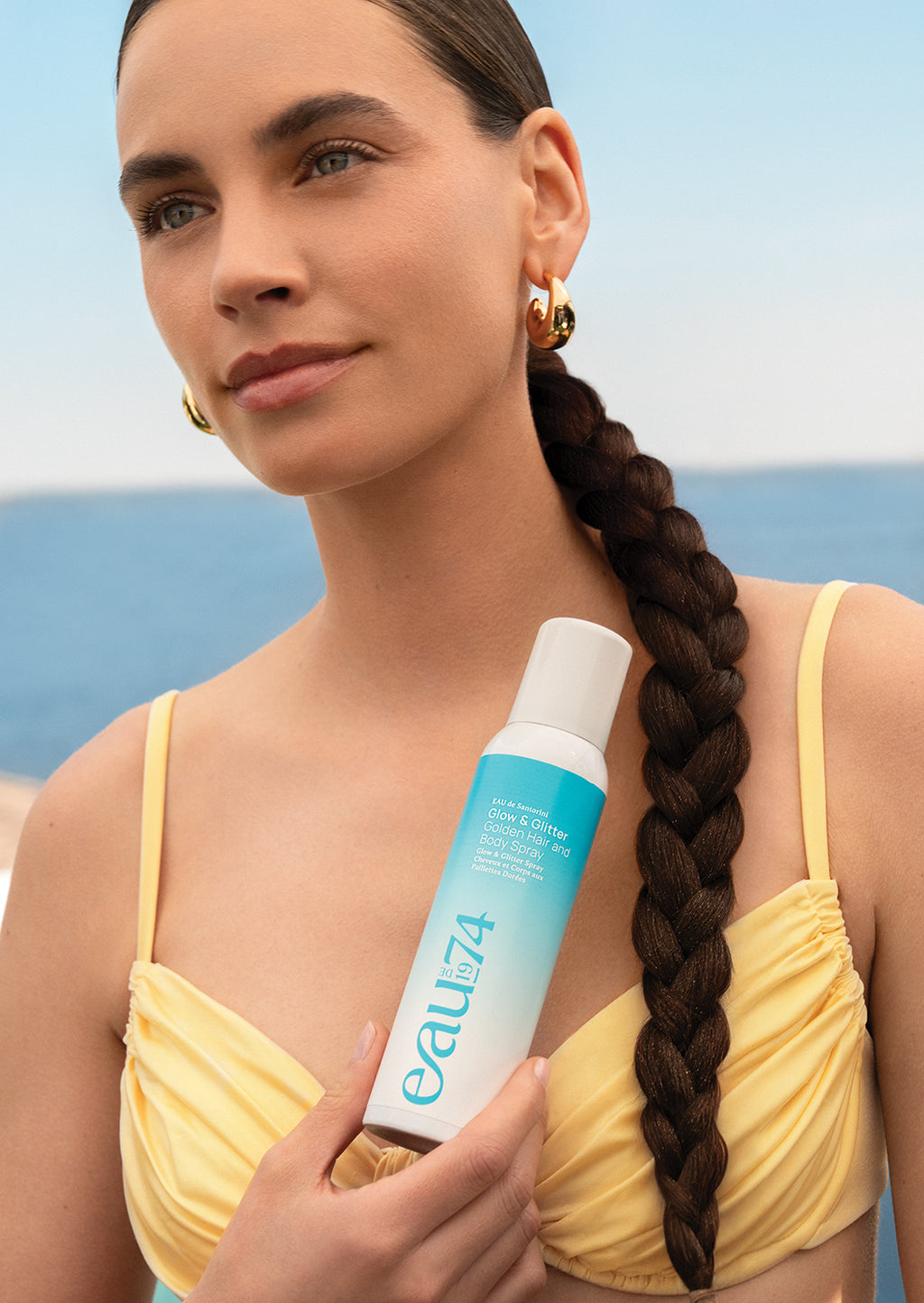 Glow & Glitter Hair and Body Spray - EAU de Santorini 125ml